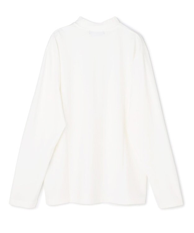 JOSEPH HOMME 新色追加【高機能素材】ハイゲージベアスムース　モックネック長袖Ｔシャツ ホワイト系