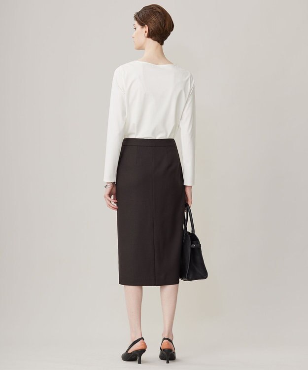 ICB L 【洗える】コンパクトモクロディ プルオーバー［ボールチェーン］ オフホワイト系