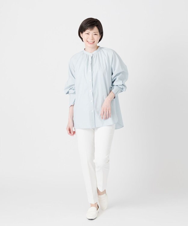 ONWARD Reuse Park 【組曲】ブラウス春夏 ブルー