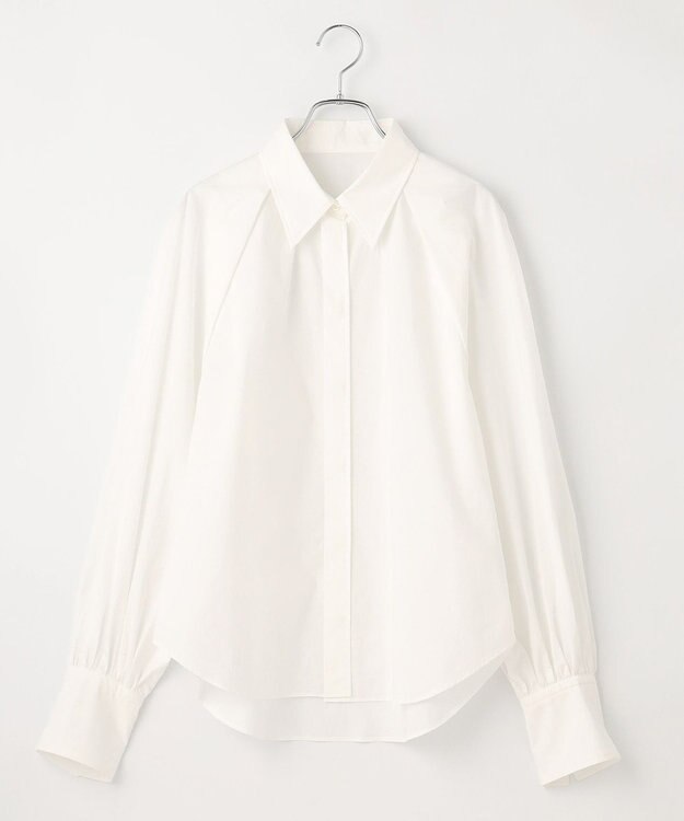 #Newans ボリュームスリーブシャツ ホワイト系