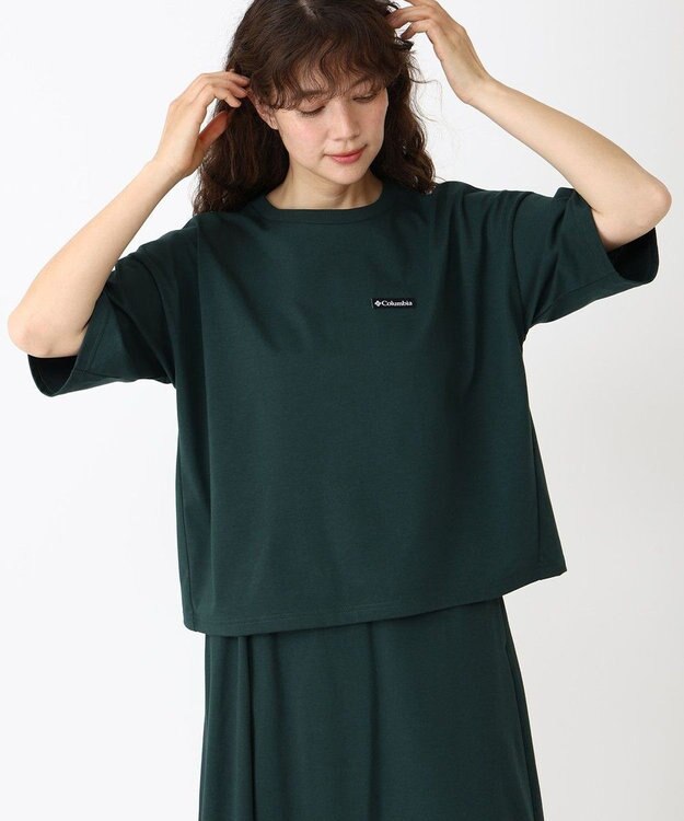 Columbia Columbia/ ウィメンズマーサーストリートショートスリーブクロップドTシャツ /コロンビア Dark Forest