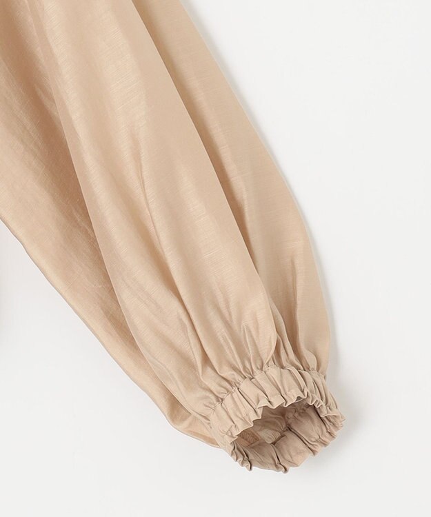 Feroux 【洗える】シアー ブルゾン ベージュ系