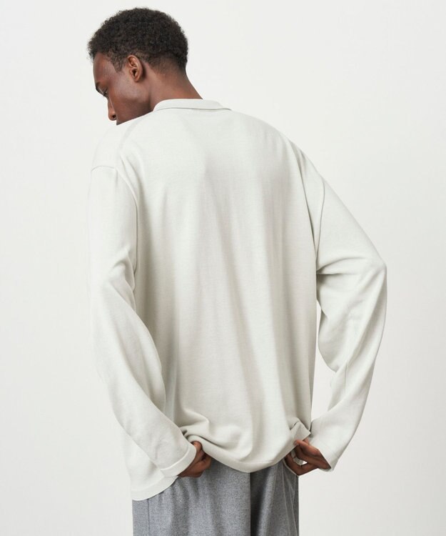 ATON COTTON SILK CASHMERE | ポロセーター - UNISEX GRAY