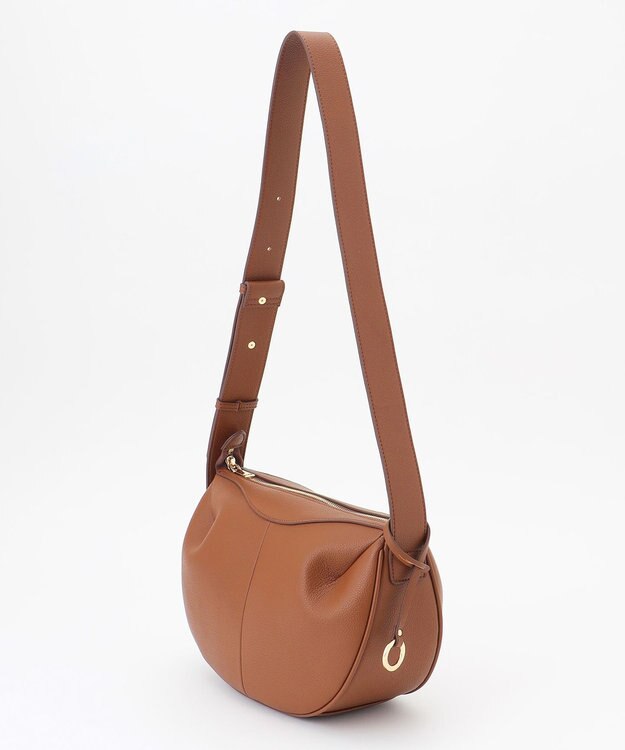 組曲 ハーフムーンショルダー バッグ ブラウン系