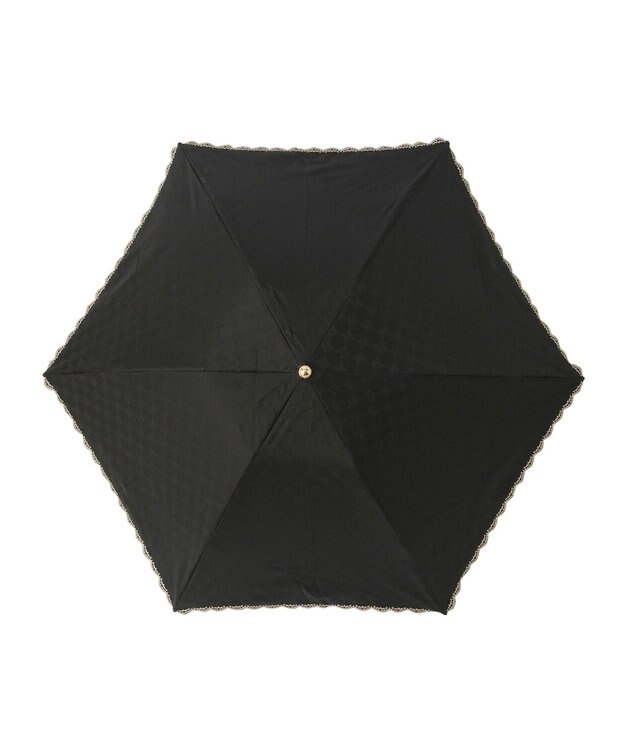 MOONBAT DAKS(ダックス) 晴雨兼用日傘 折りたたみ傘 DDロゴジャカード×刺繍 ブラック