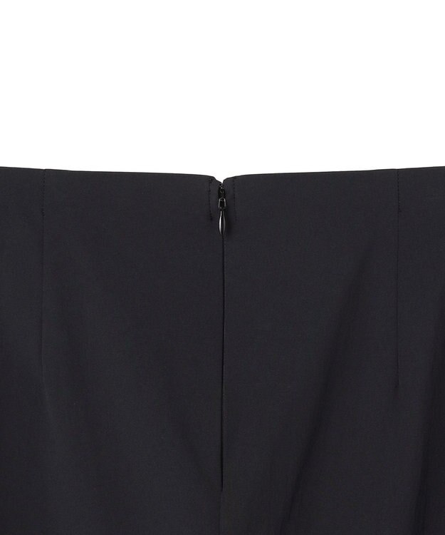 BEIGE， YANN / ラップタック フレアスカート Black