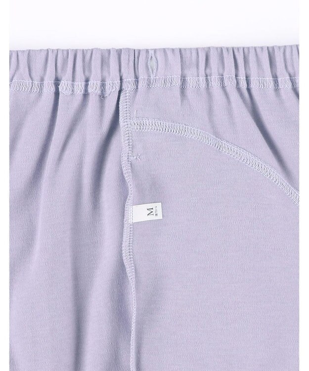 WACOAL ワコール_リラックス＆スリープ パジャマ 綿100%(本体) あったか 長袖 長ズボン ミントン レディース NDW457 /ワコール ホワイト