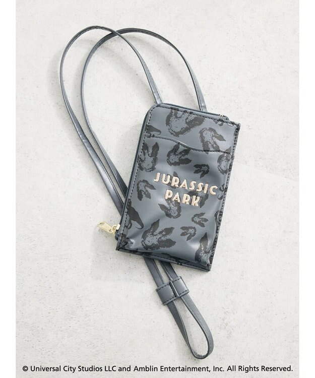 Green Parks ■ＪＵＲＡＳＳＩＣ　ＰＡＲＫ　スマホショルダー Charcoal Gray