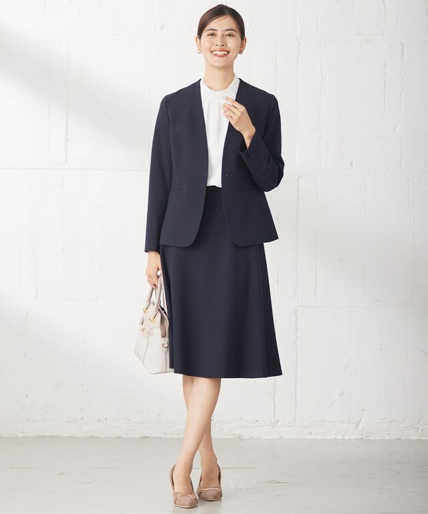 ANY SIS 【美人百花10月号掲載】ハイネックシャーリング ブラウス オフ