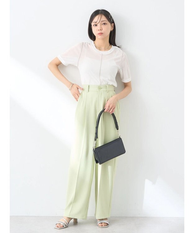 earth music&ecology シアーチュールプルオーバー Off White