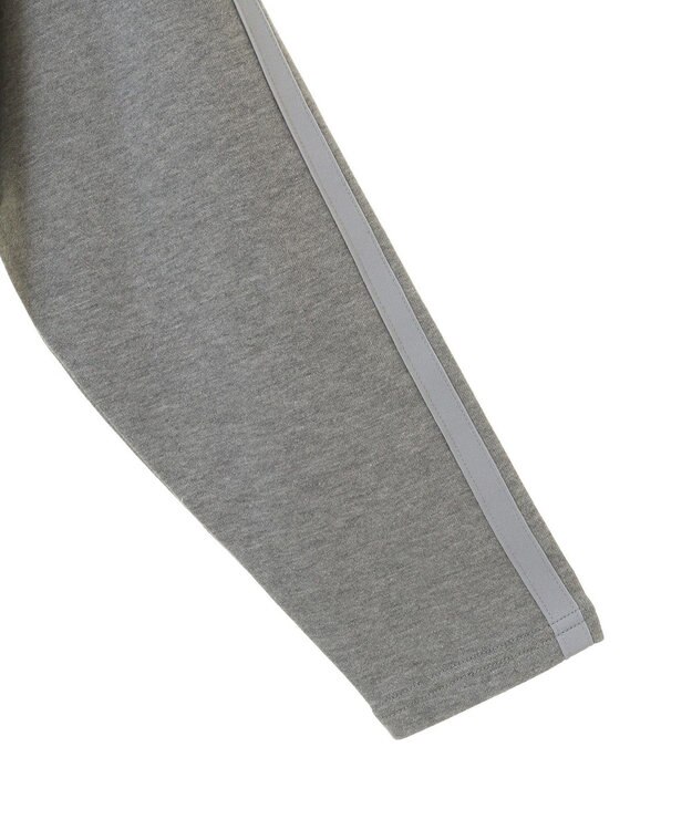 CRAFT STANDARD BOUTIQUE ライン入り裾フリルワンピース Gray Mixture