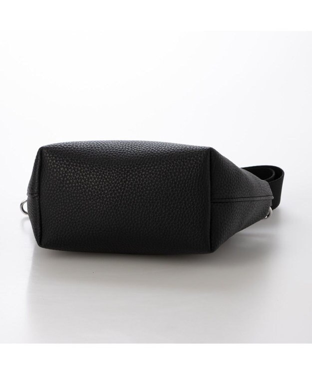 UNBILLION VERYコラボ カシュカシュ cachecache / ミニポーチ付きシュリンクショルダー ブラック