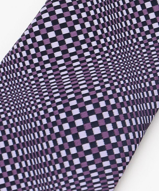 JOSEPH HOMME マイクロウェイブ　ネクタイ パープル系7