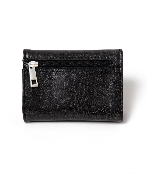 WEGO プレートフラップミニウォレット ブラック