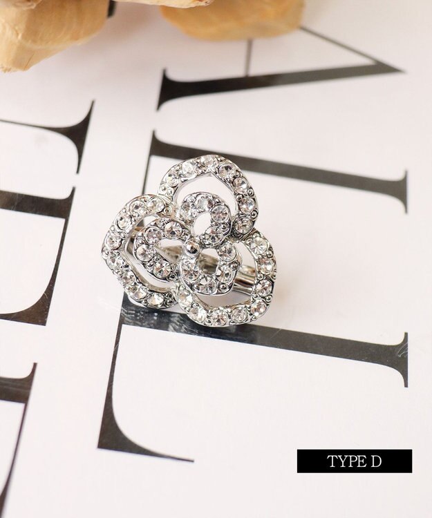 Tiaclasse ダイヤモンドカットブローチシリーズ シルバーD