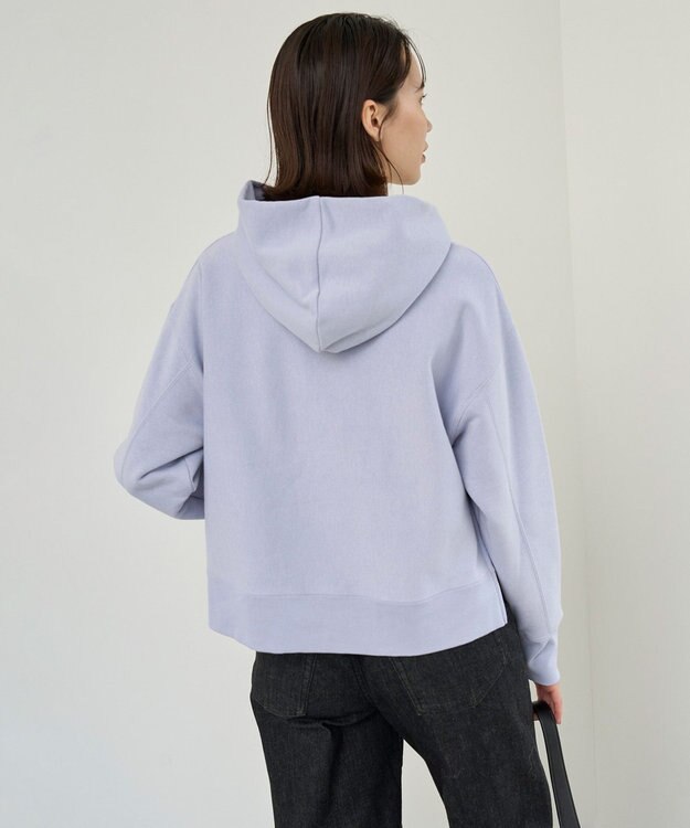 UNFILO 裏起毛スウェット フーディー サックス