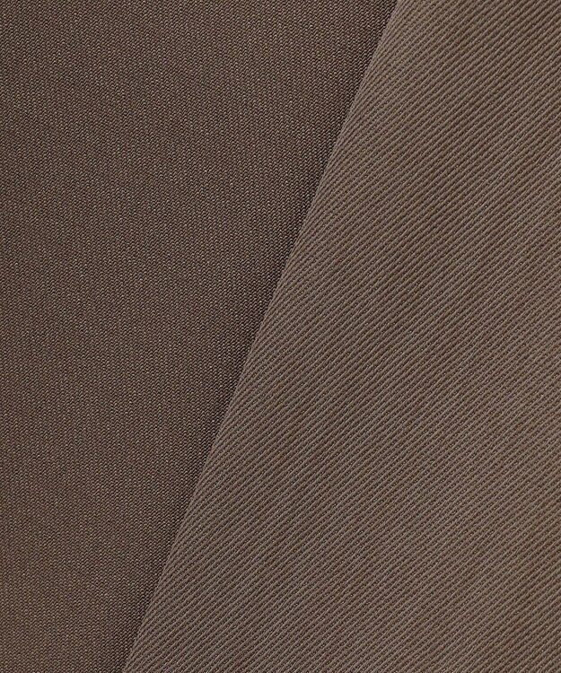 UNFILO TENNEN TOUCH ノーカラージャケット ブラウン