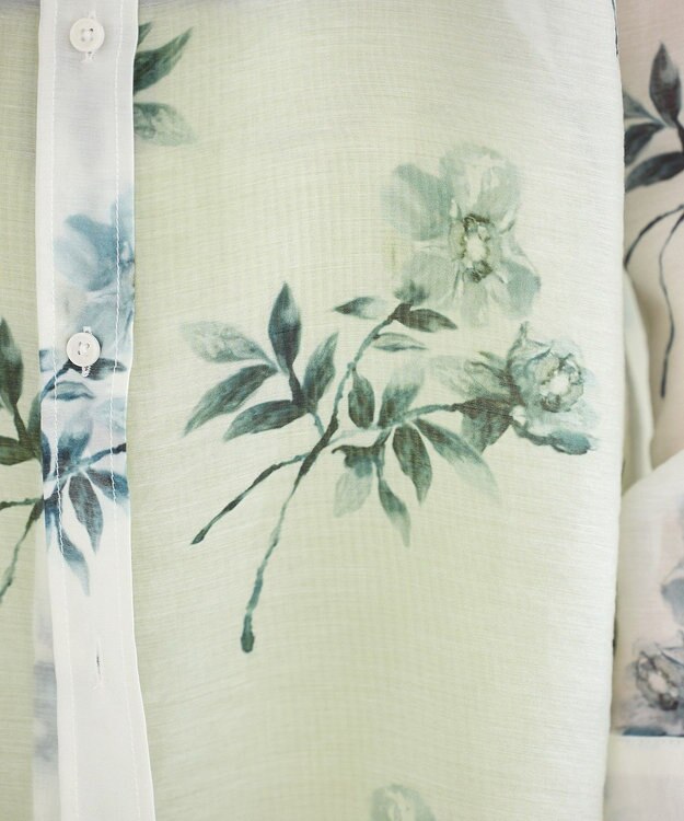 earth music&ecology シアーシャツ Flower