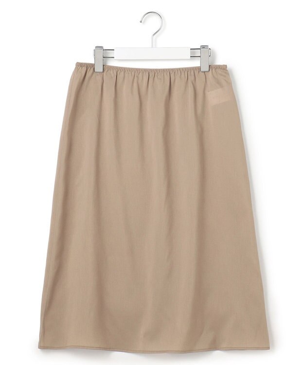 23区 【先行予約】シルキーライトクロス フレアワンピース モカ系