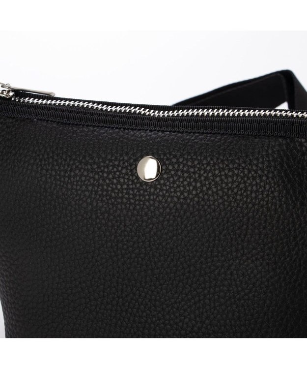 UNBILLION VERYコラボ カシュカシュ cachecache / ミニポーチ付きシュリンクショルダー ブラック