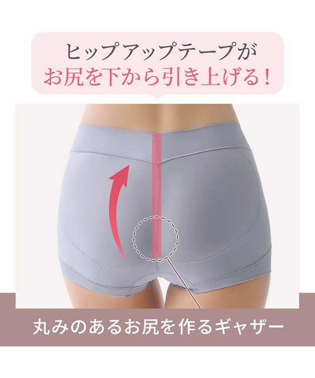 BRADELIS New York 【BRADELIS NewYork peace】ハートのお尻に格上げショーツ23 ダスクブルー