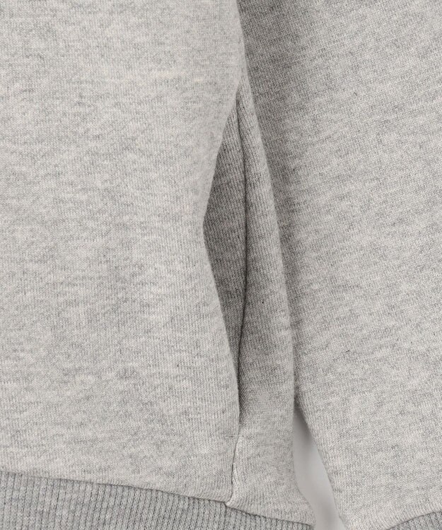 BEIGE， Organic Cotton Sweat / Zip up Parka スウェットパーカー Top Gray