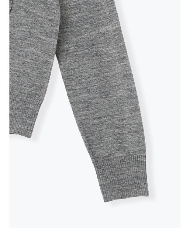 Te chichi フリルVネックカーディガン グレー