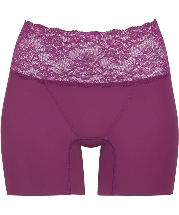 Wing 補整ショーツ 【Pパンツ】 おなかとヒップをほどよくサポート 汗の季節もさらっと快適 はきこみ丈ふかめ KJ4230 ウイング／ワコール ワイン