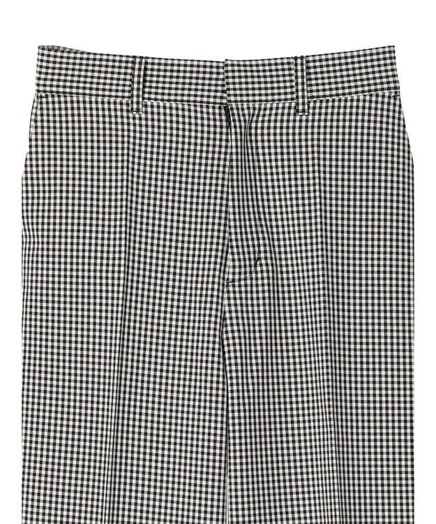 earth music&ecology Ｔ／Ｒストレートパンツ Gingham Check