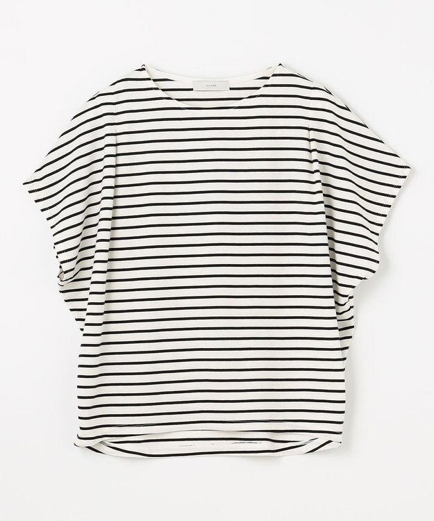 ANY 【洗濯機可/UVケア/接触冷感】フレンチスリーブロゴ・カラーTシャツ オフボーダー