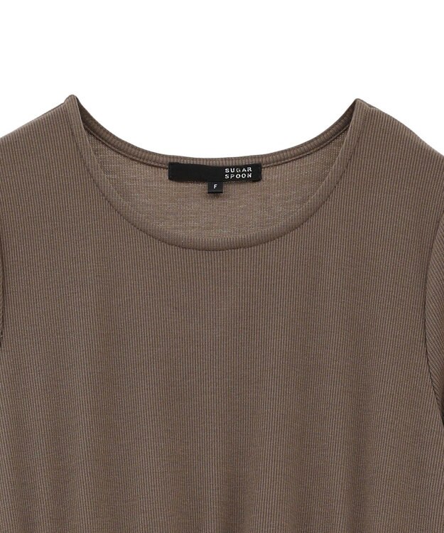 Green Parks ・ＳＵＧＡＲ　ＳＰＯＯＮ　コクーンハイブリットワンピー Gray Beige