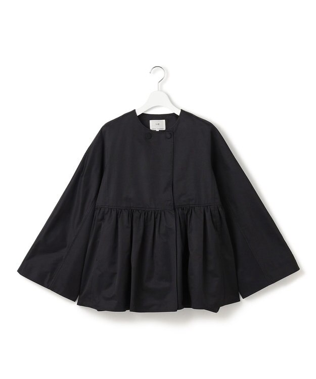 23区 【VERYコラボ/撥水加工】グロッシーツイル アウター ブラック系