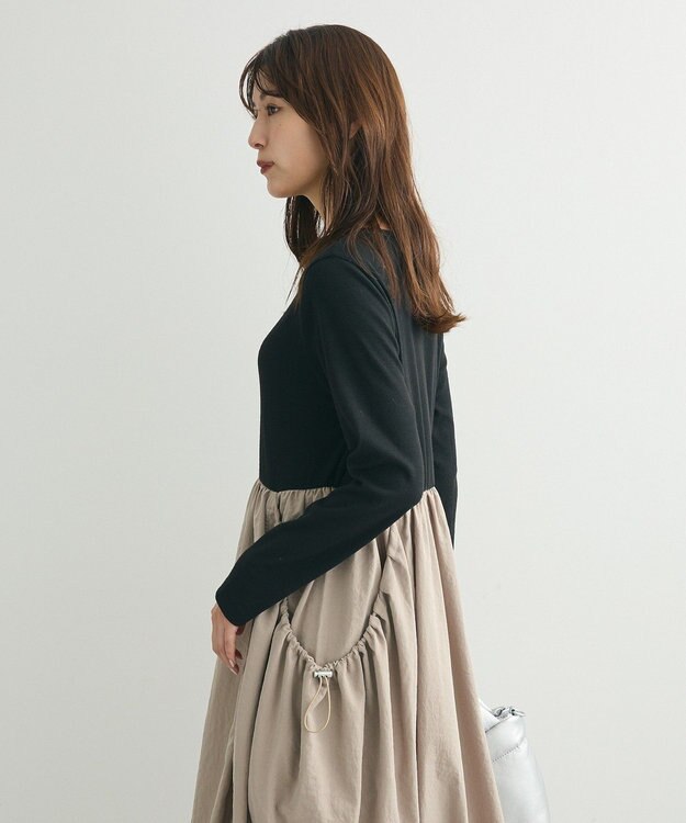 Green Parks ・ＳＵＧＡＲ　ＳＰＯＯＮ　コクーンハイブリットワンピー Black