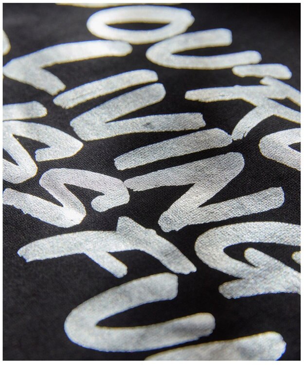 AMERICAN HOLIC 箔プリントＴシャツ Black