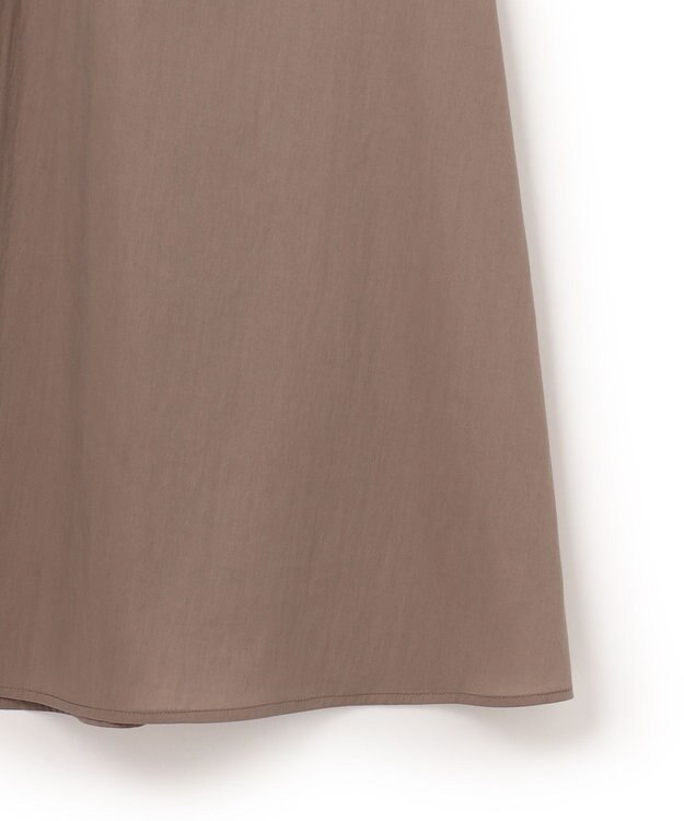 23区 【先行予約】シルキーライトクロス フレアワンピース モカ系