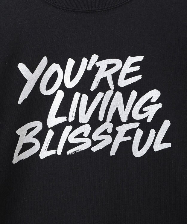 AMERICAN HOLIC 箔プリントＴシャツ Black