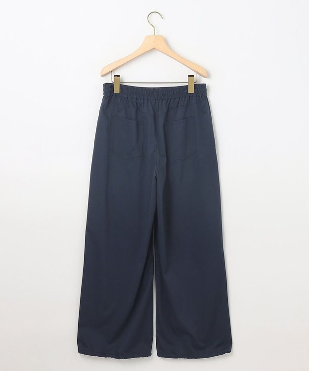 組曲 L ポリエステルレーヨンツイル パンツ ネイビー系