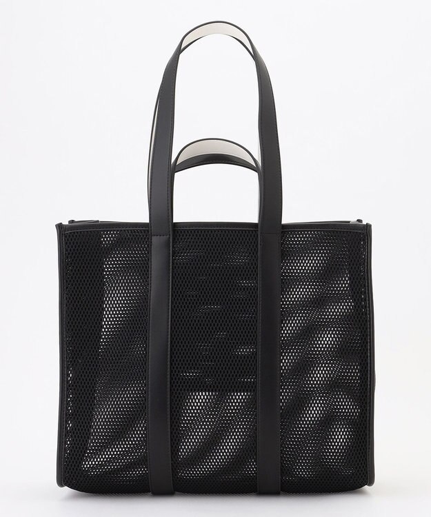 ICB 【CLASSY.掲載・30th ANNIVERSARY】メッシュBOXトート ブラック