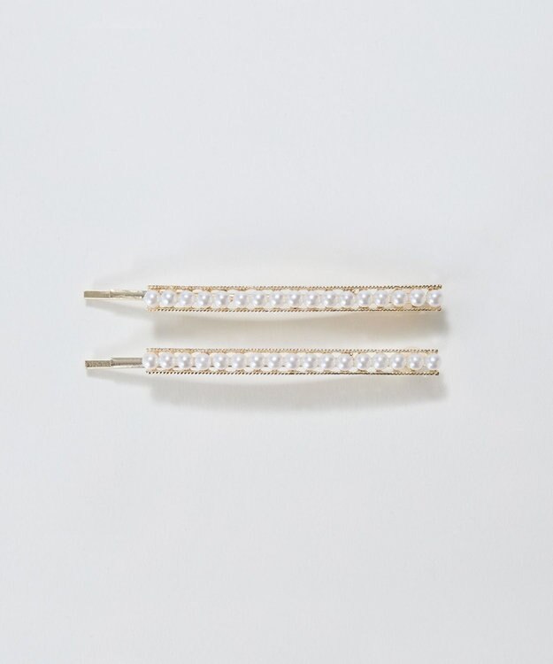 Phoebe <オンワード限定セット>2setプチパールヘアピン×ワンポイントパールピアス ホワイト