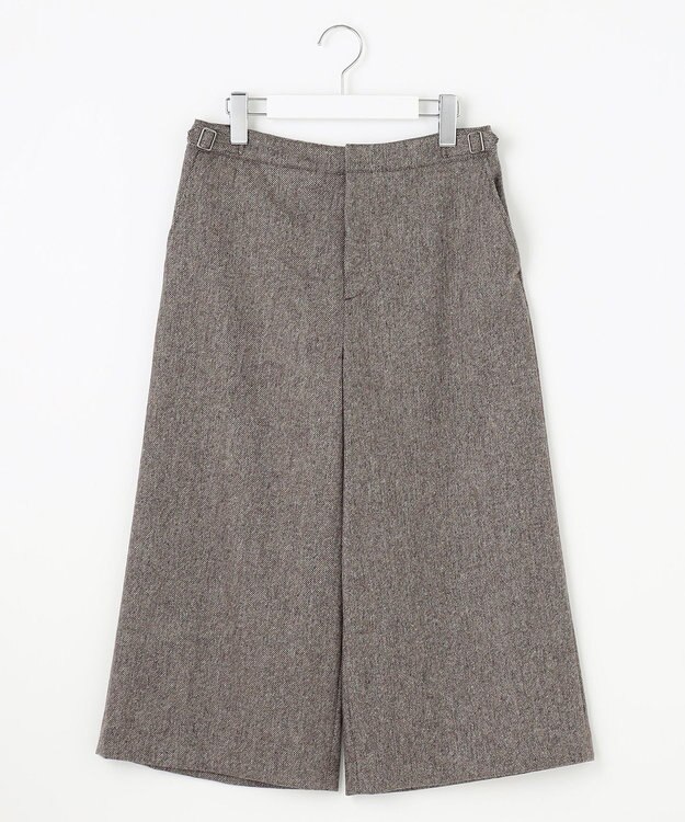 J.PRESS LADIES S 【WEB限定カラーあり】ツイードツイル キュロット パンツ ブラウン系