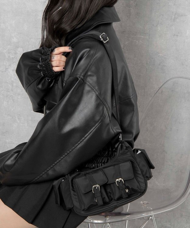 WEGO 金具デザインポケットショルダー