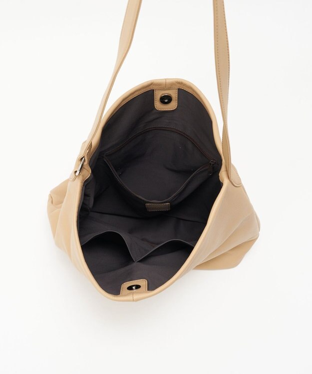 russet ソフトレザーワンショルダーバッグ(CE-1506) Beige