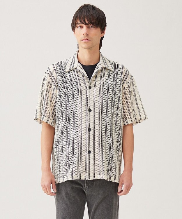 【新品未使用】サイズ4 メンズ シャツ ラッセルノ 1629 ラッセルシャツ【ギフトにもおすすめ】 / UNFILO MENS