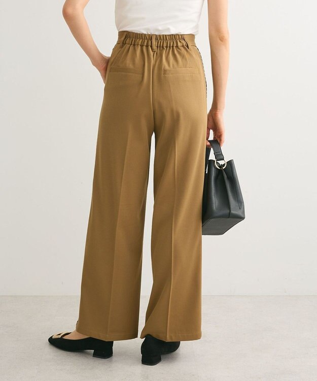 Green Parks ・ＥＬＥＮＣＡＲＥ　ＤＵＥ　サイド刺繍ラインパンツ Beige