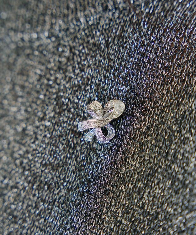 Tiaclasse ダイヤモンドカットブローチシリーズ シルバーB