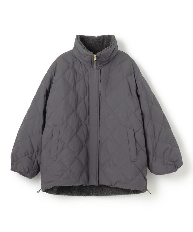 UNFILO 【TAION×UNFILO】リバーシブルボアダウン チャコール