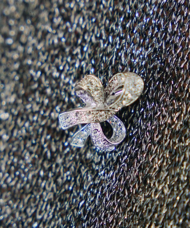 Tiaclasse ダイヤモンドカットブローチシリーズ シルバーB