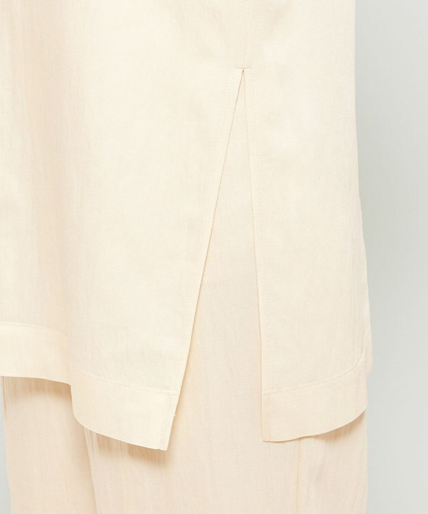 uncrave ドレープツイル Tブラウス エクリュ