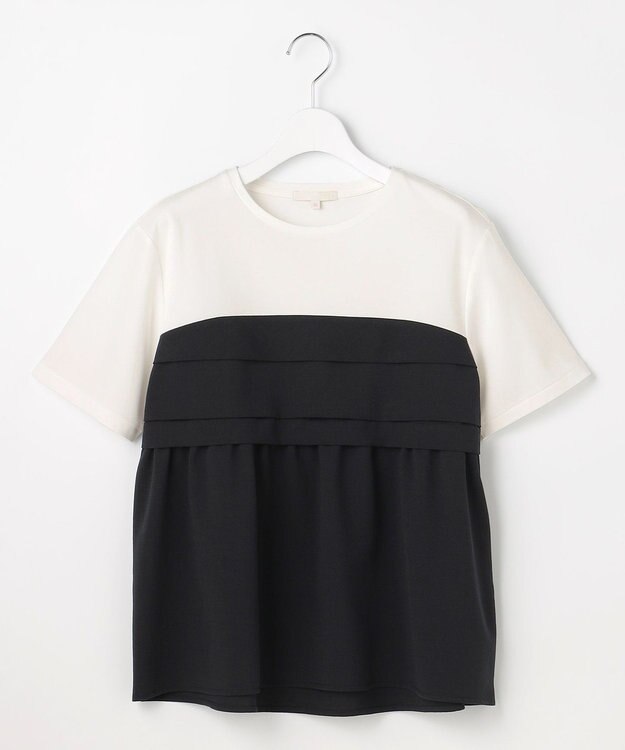 自由区 S 【カタログ掲載】ビスチェコンビ Tシャツ オフ×ブラック