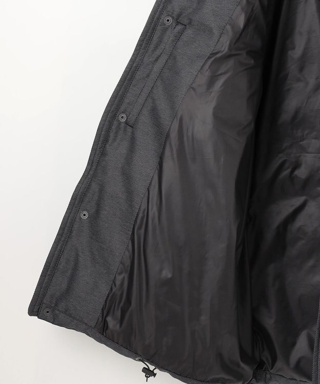 JOSEPH ABBOUD 【撥水/軽量/防風/フード取り外し可/ダウン】インターレースカルゼ  ダウン ブルゾン グレー系